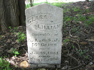 McGEHEE GRAVE