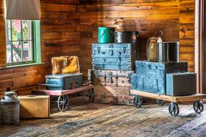 Step back in time inside the restored Kyle Railroad Depot